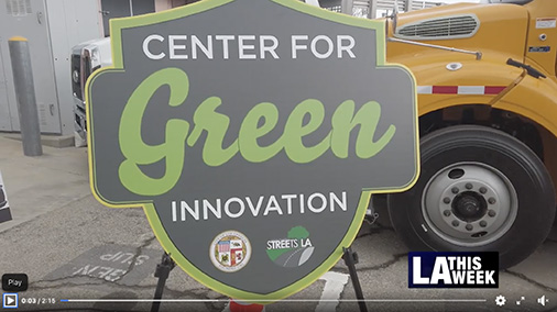 LA City Bureau of Street Services Green Center News Video